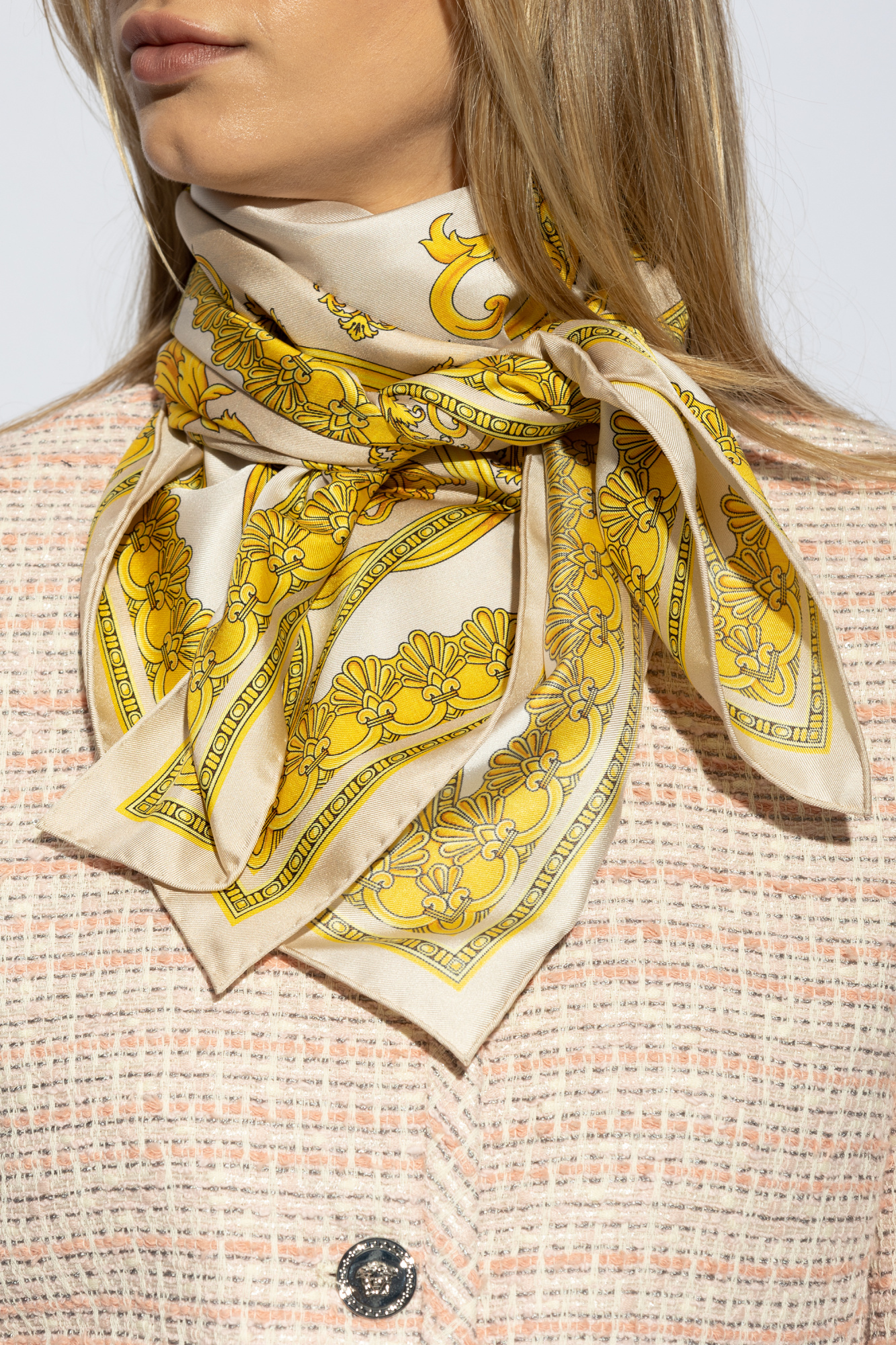 Versace silk 2024 scarf